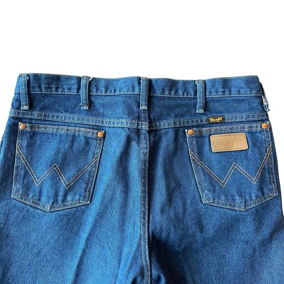 Wrangler Jeans Mens Size 36x28* Cowboy Cut Straight Leg Denim Medium Wash 936PWD - Picture 4 of 8